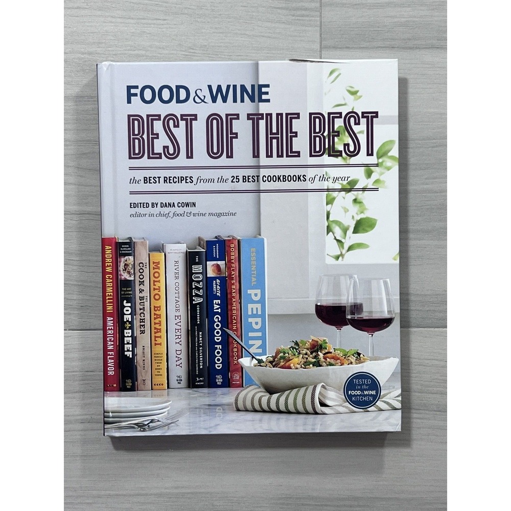 Food & Wine Best of the Best Vol 14 Cookbook Dana Cowin Hardcover 2011 280 Pages